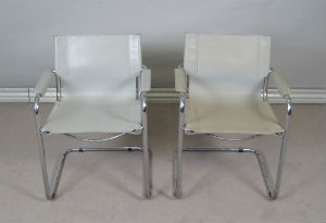 fauteuil Mies Van Der Rohe Edition Fasem design  vintage 50 -60-70
